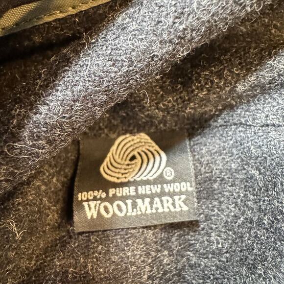 Mark Shale Newport Harbor Vintage Men's Wool Overcoat sz 40L - Picture 4 of 6